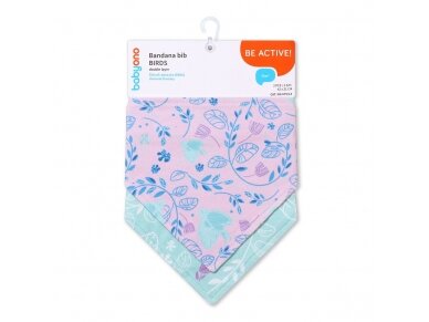 BabyOno bandana bib BIRDS, 879/13 BabyOno bandana bib BIRDS, 879/13