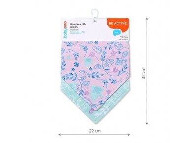 BabyOno bandana bib BIRDS, 879/13 4 BabyOno bandana bib BIRDS, 879/13 4