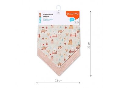 BabyOno bandana bib FARMER, 879/09 2 BabyOno bandana bib FARMER, 879/09 2
