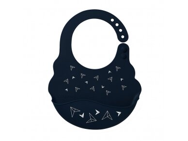 Silicone bib with adjustable clasp 829/07