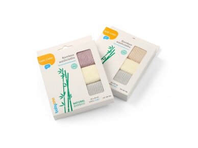 Babyono Bamboo washcloths 3-pack 786 5 Babyono Bamboo washcloths 3-pack 786 5