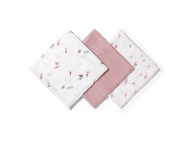 BabyOno muslin diapers pink 348/17 3 BabyOno muslin diapers pink 348/17 3