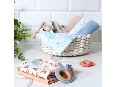 BabyOno muslin diapers, lorange, 348/07 6