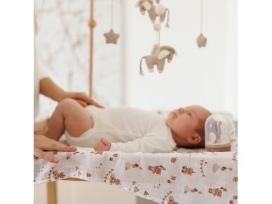 BabyOno muslin diapers red 348/18 4 BabyOno muslin diapers red 348/18 4