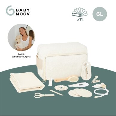 Babymoov kūdikio priežiūros rinkinys 11 aksesuarų baltas A032009 1 Babymoov kūdikio priežiūros rinkinys 11 aksesuarų baltas A032009 1