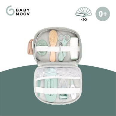 Babymoov kūdikio priežiūros rinkinys 10 aksesuarų Matcha A032007 2