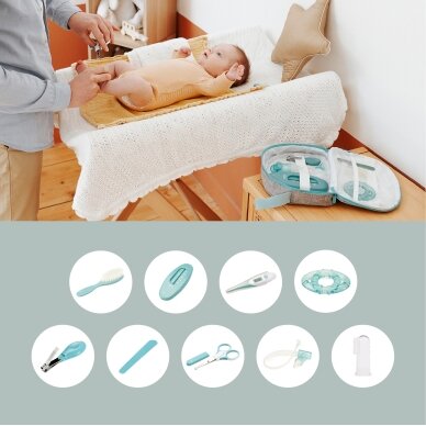 Babymoov kūdikio priežiūros rinkinys 9 aksesuarai Aqua A032002 2 Babymoov kūdikio priežiūros rinkinys 9 aksesuarai Aqua A032002 2
