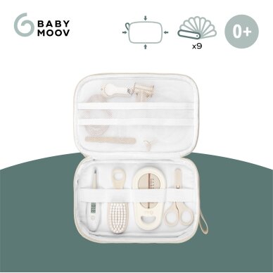 Babymoov kūdikio priežiūros rinkinys 9 aksesuarai Sand A032008 1 Babymoov kūdikio priežiūros rinkinys 9 aksesuarai Sand A032008 1