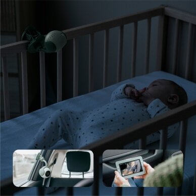 Babymoov mobili video auklė kūdikiui 5’’ YOO Go + HD A014433 4
