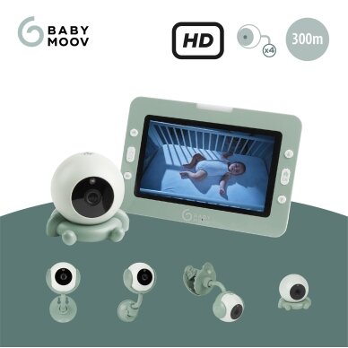 Babymoov mobili video auklė kūdikiui 5’’ YOO Go + HD A014433 3 Babymoov mobili video auklė kūdikiui 5’’ YOO Go + HD A014433 3