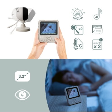 Babymoov mobili video auklė kūdikiui 2,8’’ YOO Start A014437 2 Babymoov mobili video auklė kūdikiui 2,8’’ YOO Start A014437 2