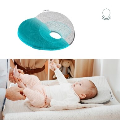 Babymoov pagalvė kūdikiui širdelė Lovenest pilka A050229 2
