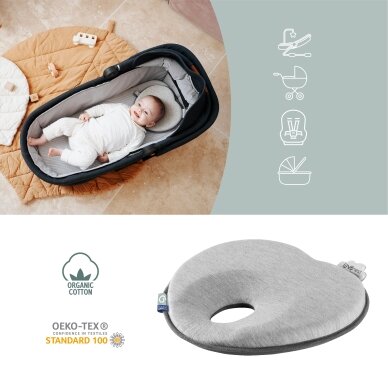 Babymoov pagalvė kūdikiui širdelė Lovenest pilka A050229 3 Babymoov pagalvė kūdikiui širdelė Lovenest pilka A050229 3