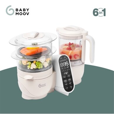 Babymoov trintuvas garintuvas Nutribaby + 6/1 kreminis A001135 1 Babymoov trintuvas garintuvas Nutribaby + 6/1 kreminis A001135 1