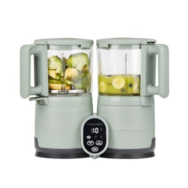Babymoov trintuvas garintuvas Nutribaby stiklinis žalias A001138 Babymoov trintuvas garintuvas Nutribaby stiklinis žalias A001138
