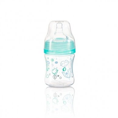 BabyOno dieglių nesukeliantis plataus kaklelio buteliukas 120 ml nuo 0 mėn mėtinis 402/01 BabyOno dieglių nesukeliantis plataus kaklelio buteliukas 120 ml nuo 0 mėn mėtinis 402/01