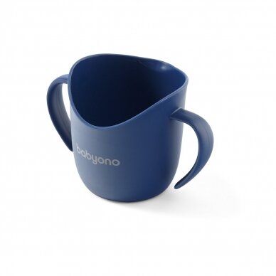 BabyOno ergonomiškas mokomasis puodelis, mėlynas, 1463/01