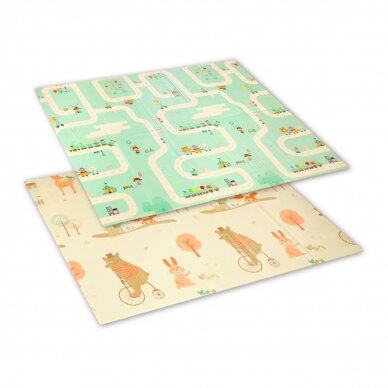 Babyono minkštas lankstomas žaidimų kilimėlis 180x200 cm 1480 1