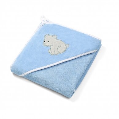 BabyOno rankšluostis su gobtuvu veliūras 100x100 mėlynas, koala, 540/04 BabyOno rankšluostis su gobtuvu veliūras 100x100 mėlynas, koala, 540/04