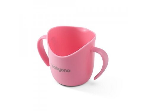 Babyono Ergonomic training cup pink FLOW 1463/04