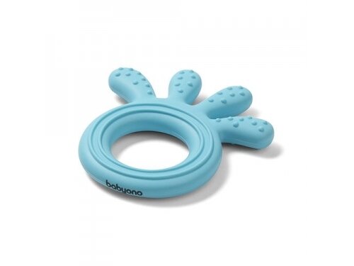 Babyono silicone teether OCTOPUS blue 826/03 Babyono silicone teether OCTOPUS blue 826/03