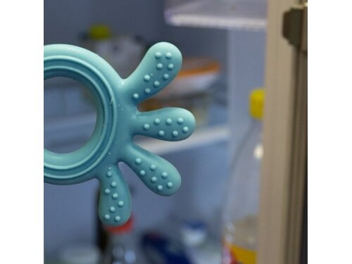 Babyono silicone teether OCTOPUS blue 826/03 6 Babyono silicone teether OCTOPUS blue 826/03 6