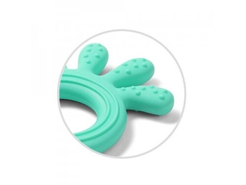Babyono silicone teether OCTOPUS mint 826/02 1 Babyono silicone teether OCTOPUS mint 826/02 1