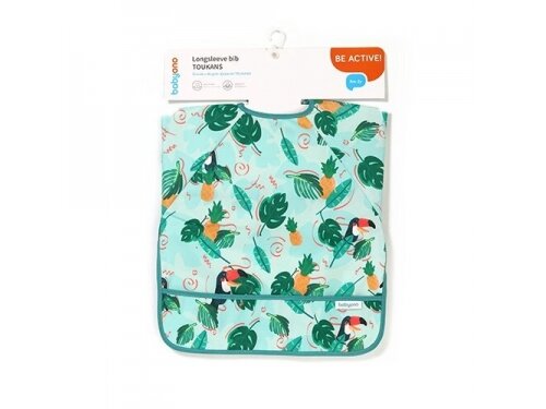 BabyOno sleeved bib, a parrot, 1476/02 3 BabyOno sleeved bib, a parrot, 1476/02 3