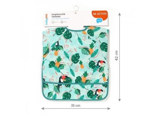 BabyOno sleeved bib, a parrot, 1476/02 6 BabyOno sleeved bib, a parrot, 1476/02 6