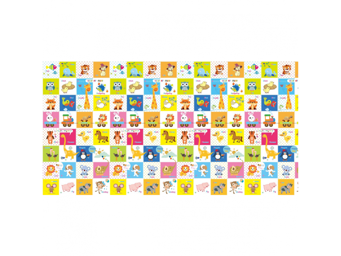 Bocioland soft folding play mat 150x200 cm happy day BL123 Bocioland soft folding play mat 150x200 cm happy day BL123