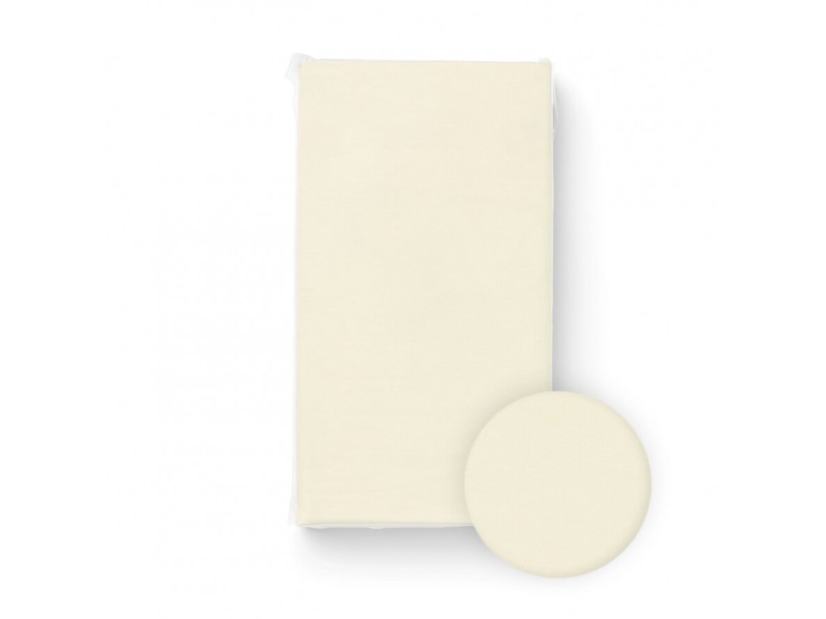 Bocioland jersey bed sheet with elastic band cream