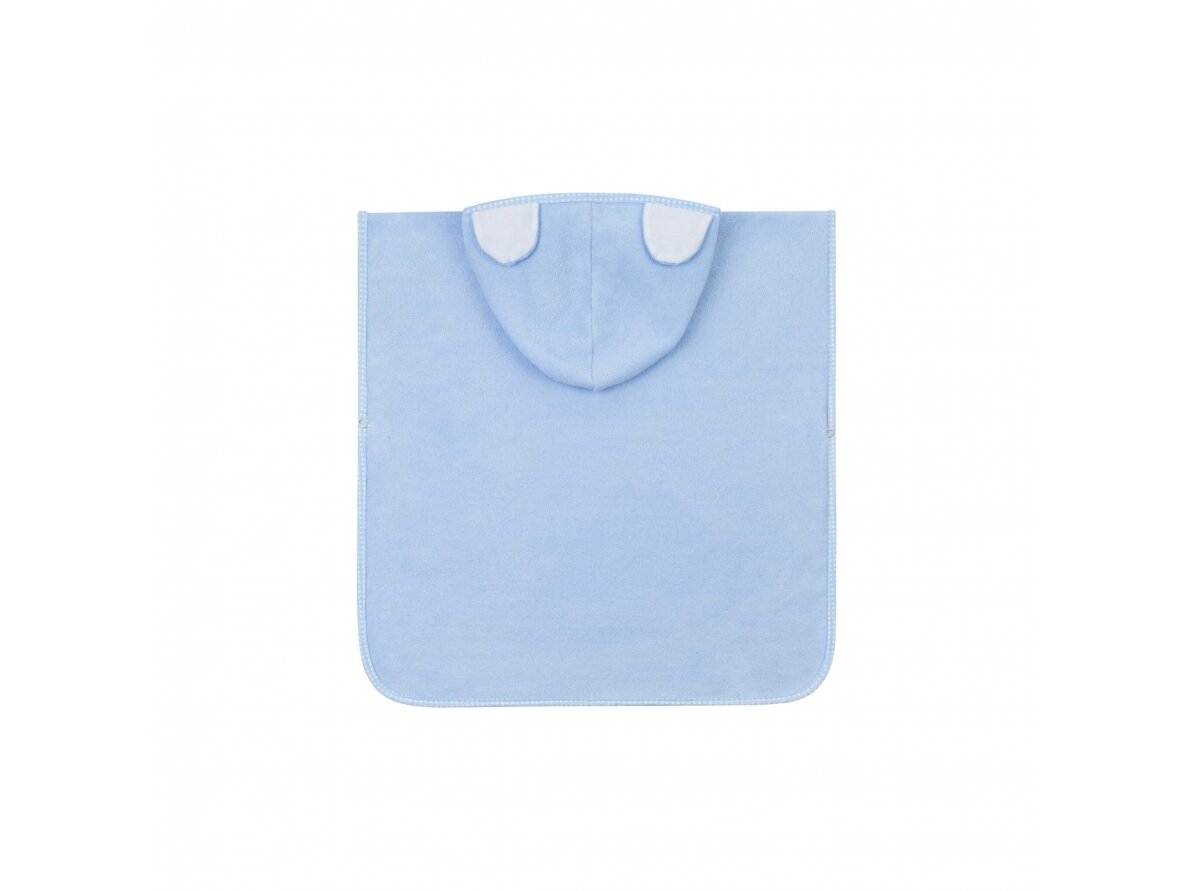 Bocioland hooded baby poncho blue BL183 2