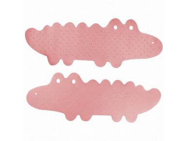 Bocioland silicone non slip bath mat pink 33x90cm BL149 2