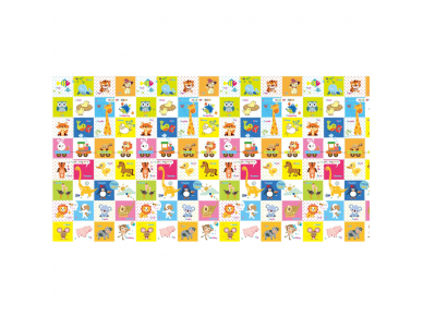 Bocioland soft folding play mat 150x200 cm happy day BL123