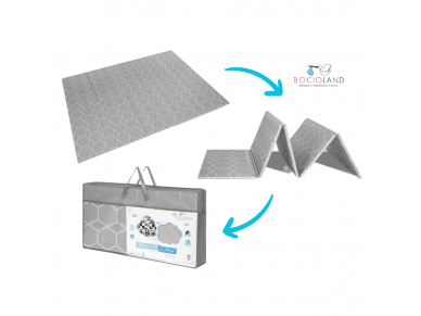 Bocioland soft foldable play mat 150x200 cm honeycomb BL121 5 Bocioland soft foldable play mat 150x200 cm honeycomb BL121 5