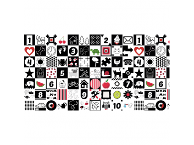 Bocioland soft foldable play mat 150x200 cm city BL122 1