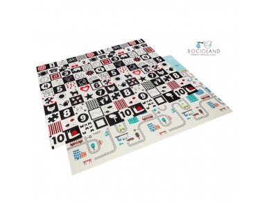 Bocioland soft foldable play mat 150x200 cm city BL122 2 Bocioland soft foldable play mat 150x200 cm city BL122 2