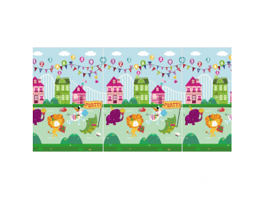 Bocioland soft foldable play mat 150x200 cm party BL120