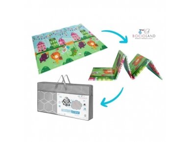 Bocioland soft foldable play mat 150x200 cm party BL120 5