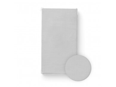 Bocioland jersey bed sheet with elastic band grey Bocioland jersey bed sheet with elastic band grey