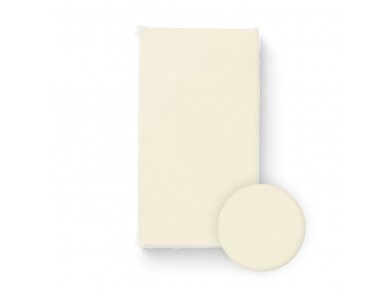 Bocioland jersey bed sheet with elastic band cream Bocioland jersey bed sheet with elastic band cream