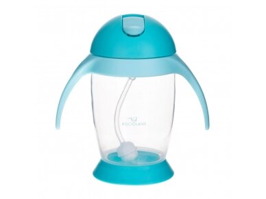 Bocioland sippy cup with weighted straw blue BOC0543 1 Bocioland sippy cup with weighted straw blue BOC0543 1
