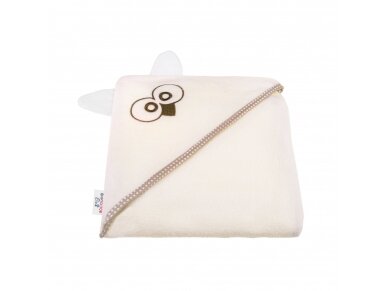 Bath cover EARS 80x80 Ecru OWL (100% Cotton) Bath cover EARS 80x80 Ecru OWL (100% Cotton)
