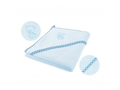 Lamb soft bath towel – blue, 100x100, BOC0112 Lamb soft bath towel – blue, 100x100, BOC0112