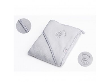 Lamb soft bath towel – grey, 80x80, BOC0034 Lamb soft bath towel – grey, 80x80, BOC0034