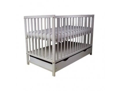 Bob cot with drawer MAGDA gray 120x60 Bob cot with drawer MAGDA gray 120x60