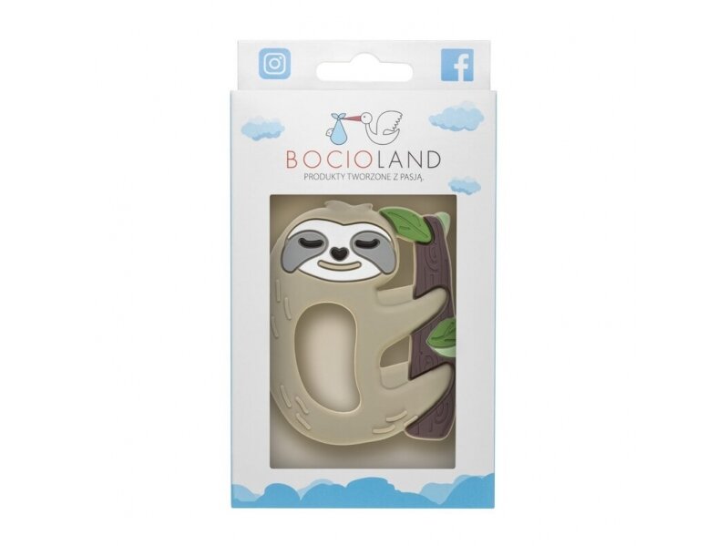 Bocioland silicone teether, SLOTH 1 Bocioland silicone teether, SLOTH 1