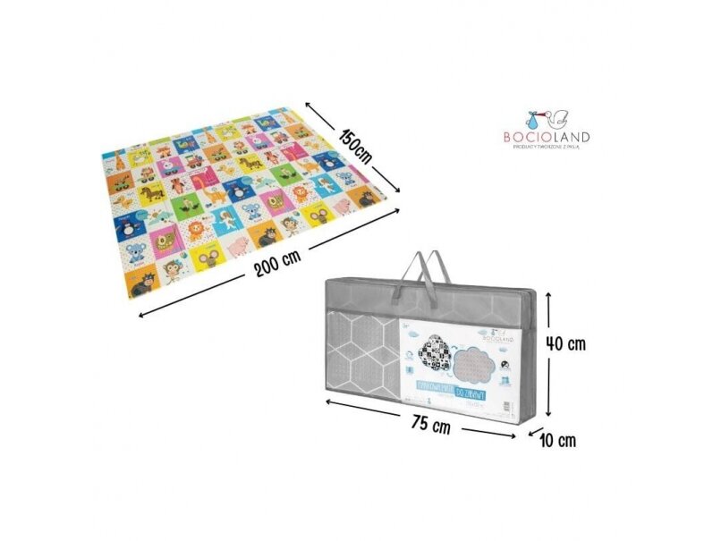Bocioland soft folding play mat 150x200 cm happy day BL123 5 Bocioland soft folding play mat 150x200 cm happy day BL123 5