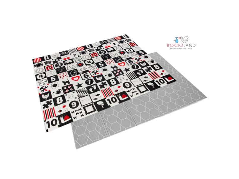 Bocioland soft foldable play mat 150x200 cm honeycomb BL121 2 Bocioland soft foldable play mat 150x200 cm honeycomb BL121 2