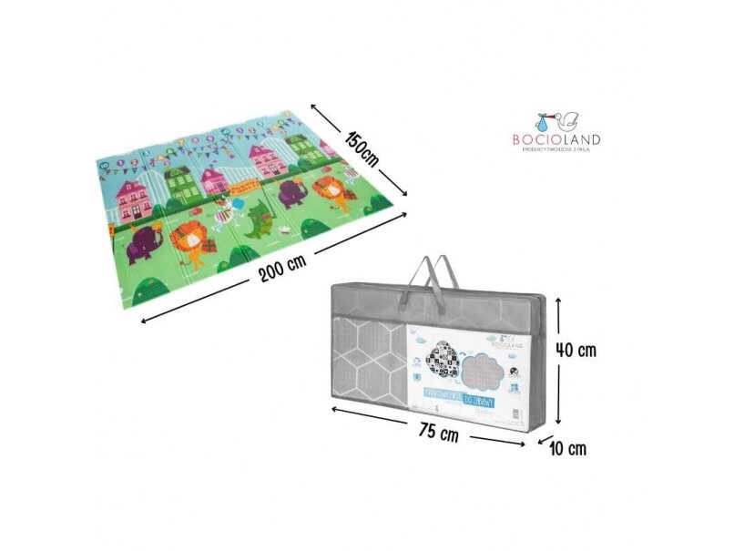 Bocioland soft foldable play mat 150x200 cm party BL120 6
